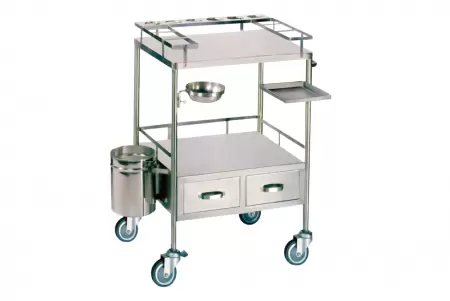 Stainless Steel Hospital Trolley